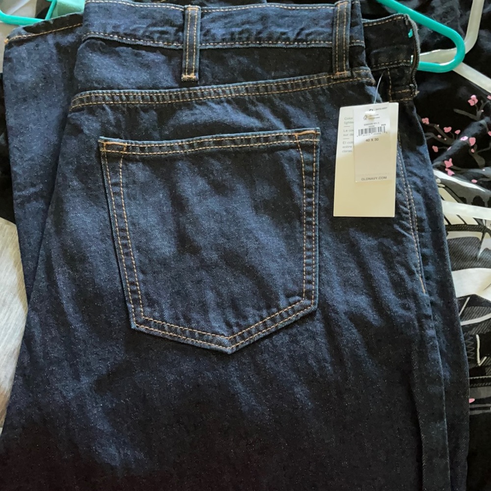 NWT- Old Navy Straight Jeans - 40x30